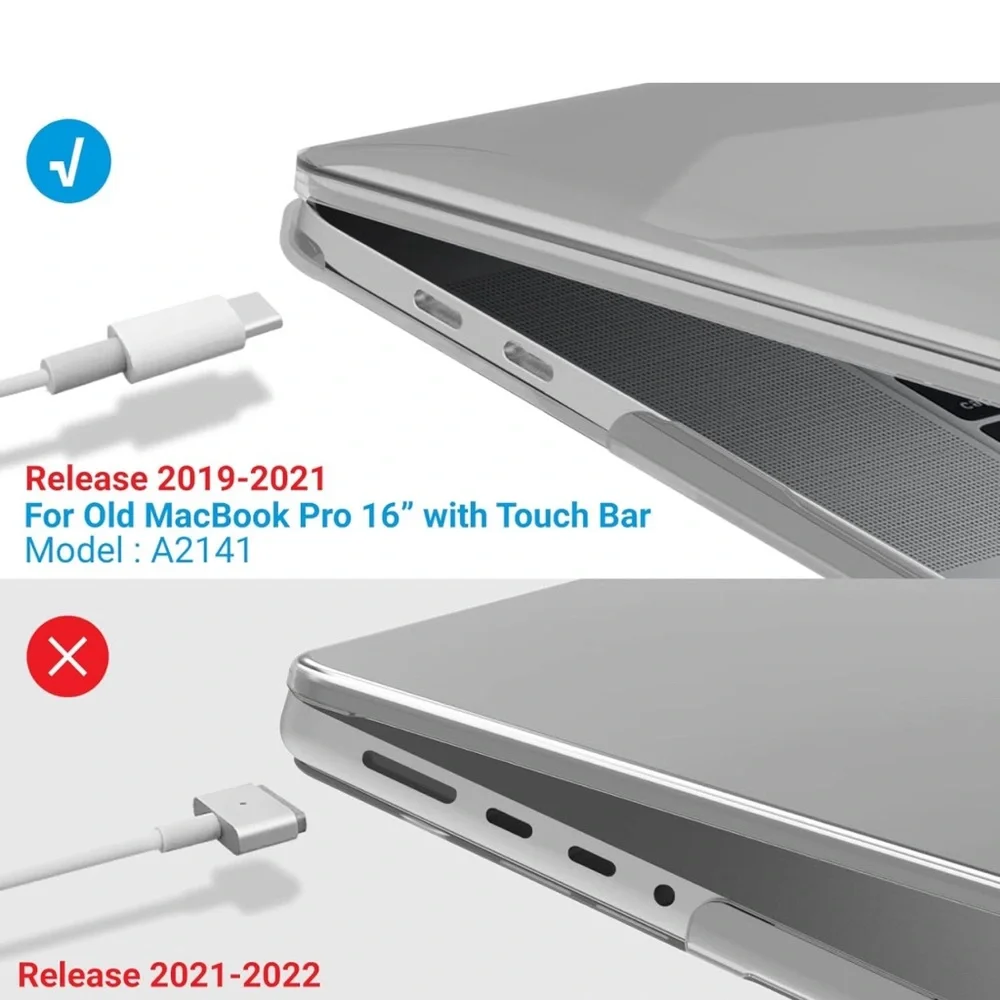 IBENZER Macbook Pro 16” Case A2141 Hard Shell Case Keyboard Cover
